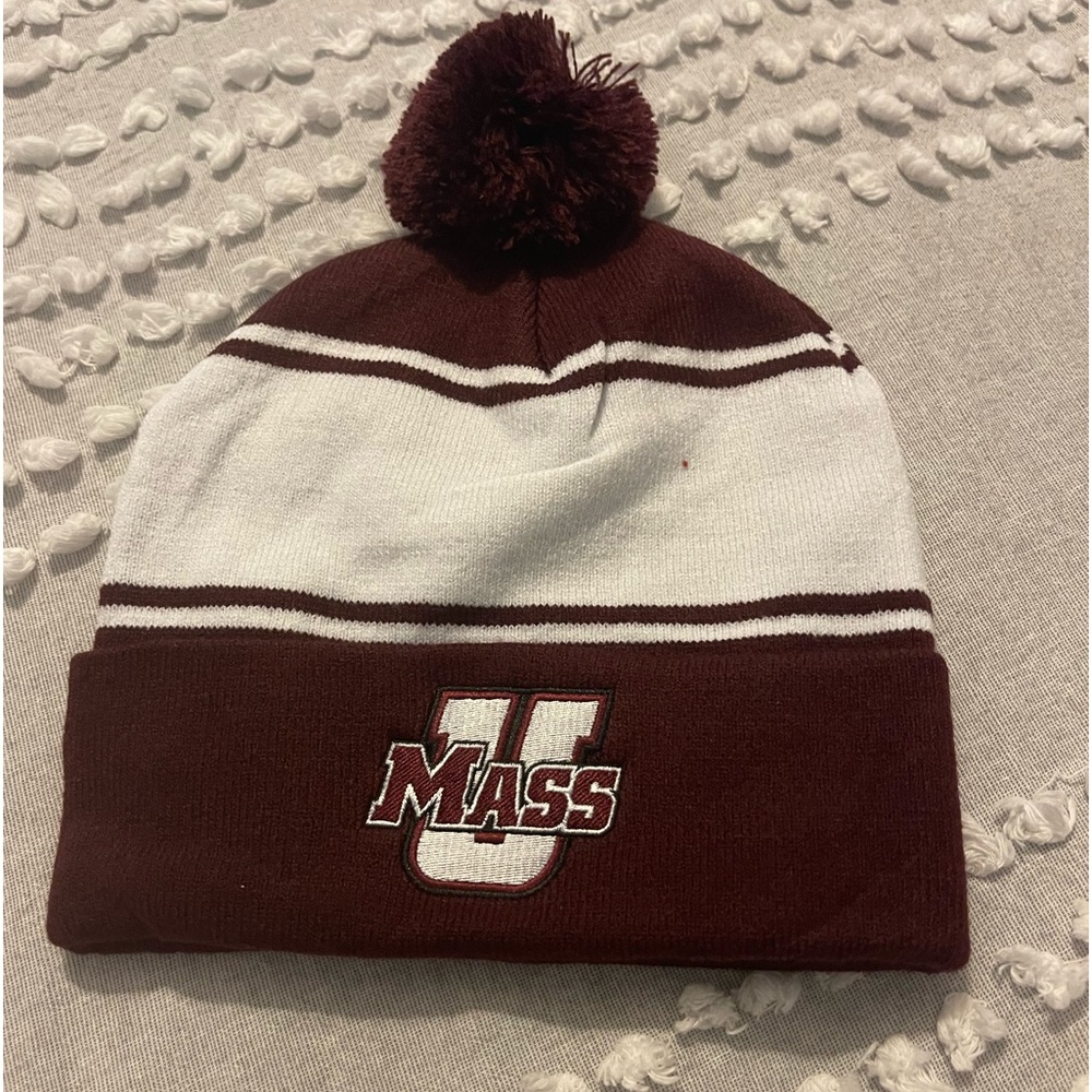 BN UMass Amherst PomPom hat